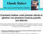 Ebook Maker : gagner un revenu  domicile 