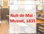 NUIT DE MAI - MUSSET, 1835 ANALYSE DE TEXTE