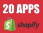 LES 20 APPLICATIONS SHOPIFY INDISPENSABLES