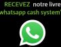 whatsapp cash system