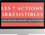 LES 7 ACTIONS IRRESISTIBLES SEDUCTION POUR HOMME
