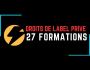 PACK 27 FORMATIONS EXCLUSIV  DROIT DE LABEL PRIVE