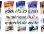 Pack n5 29 livres numrique DLP + matriel de ven