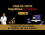 Page de vente magntique et irresistible