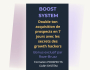 BOOST SYSTEM